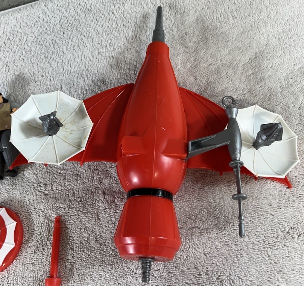 Kenner Vintage 1993 The Penguin 5” Figures Umbrella Plane Missile Cartoon Lot