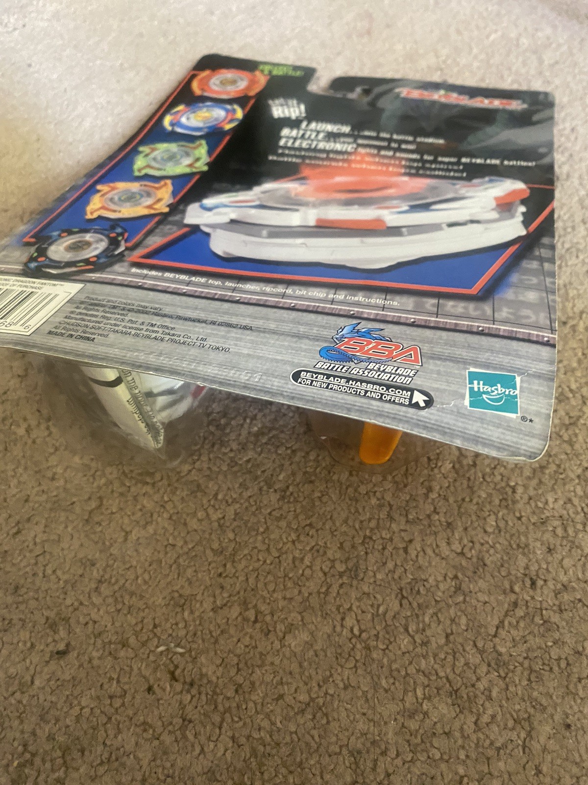 Vintage Hasbro Beyblade Electronic Dragoon Fantom B-9 Left Spin New In Package