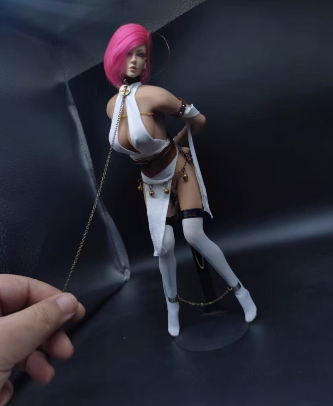 1/6 Scale Female White Queen Bondage Set Model For 12″ Action Figure Body