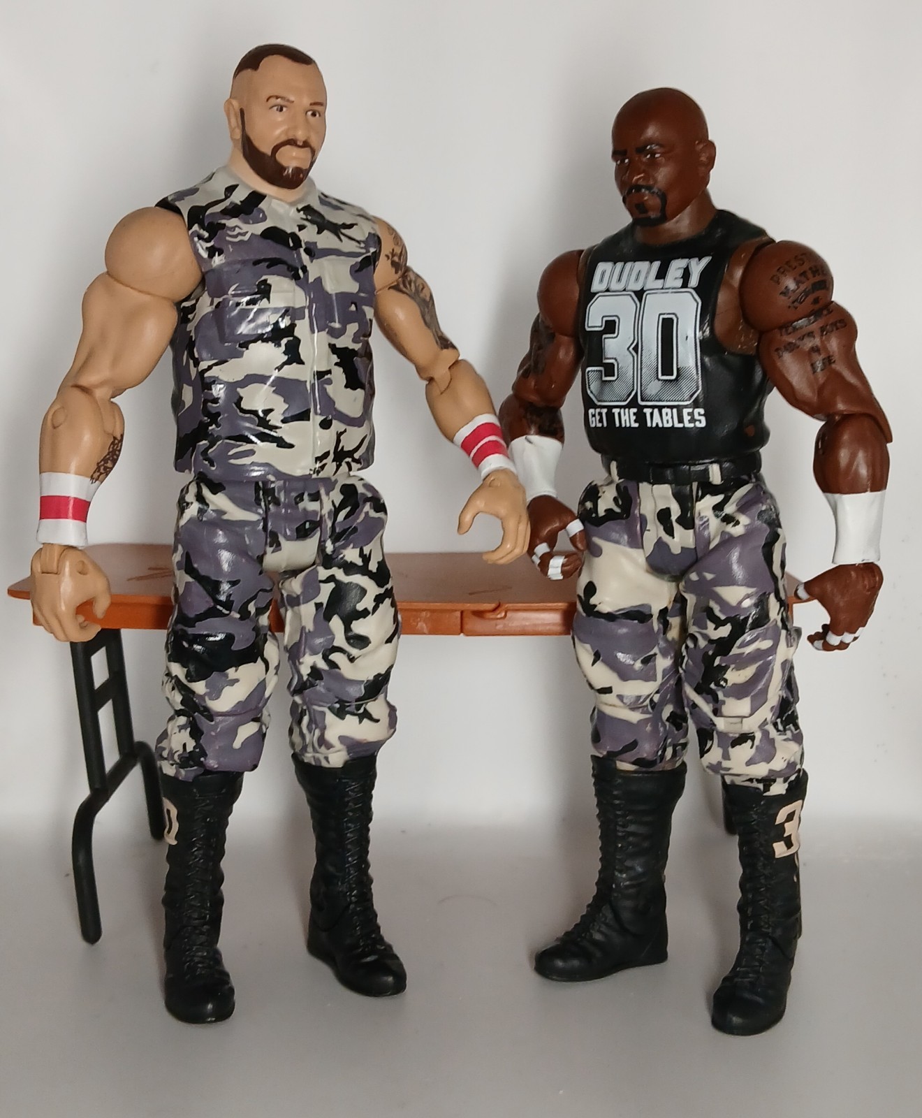 Dudley Boyz WWE Mattel Battle Pack Series 41 With Table