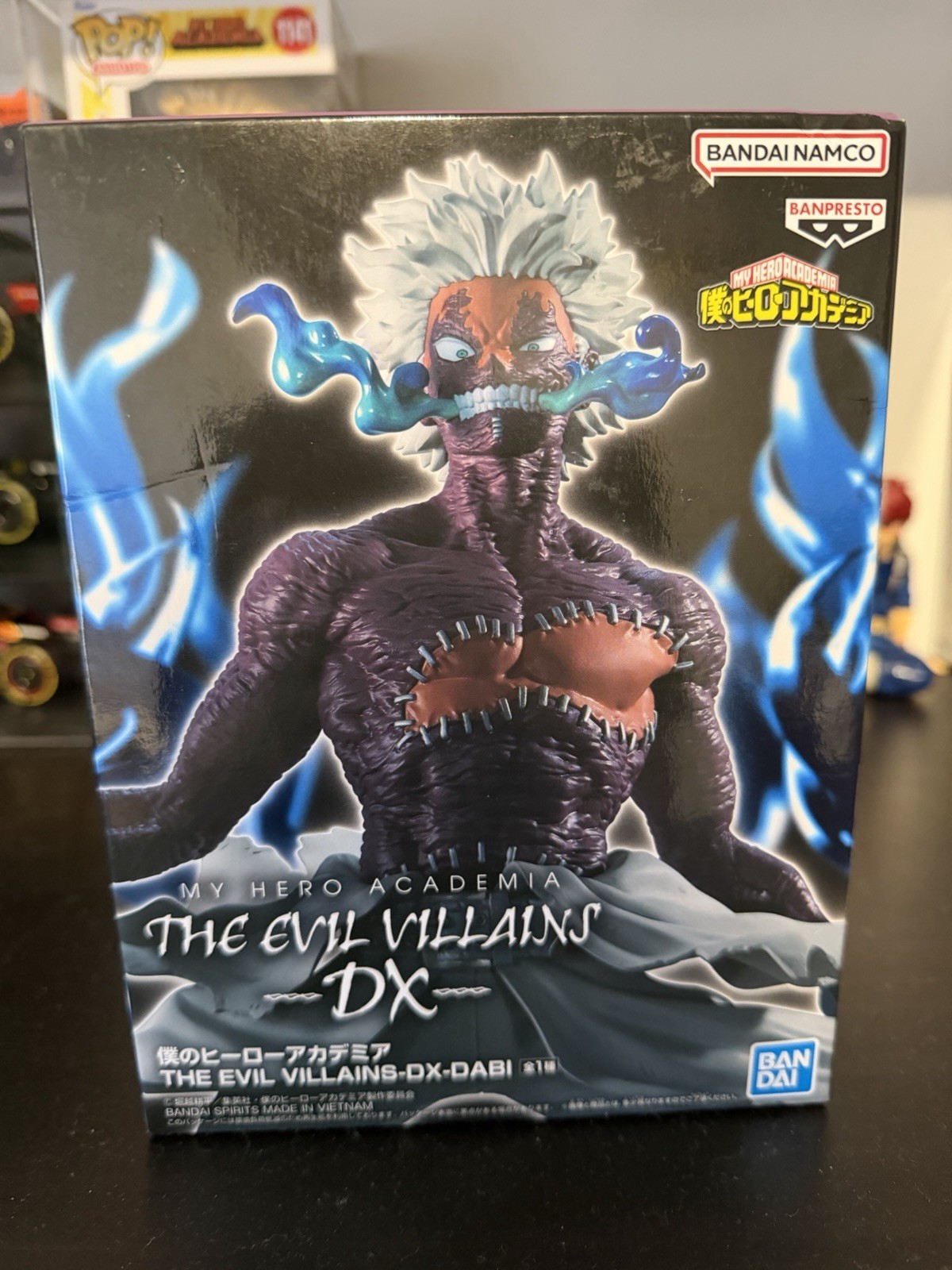 Banpresto My Hero Academia Dabi The Evil Villains DX Figure Anime PVC New Box