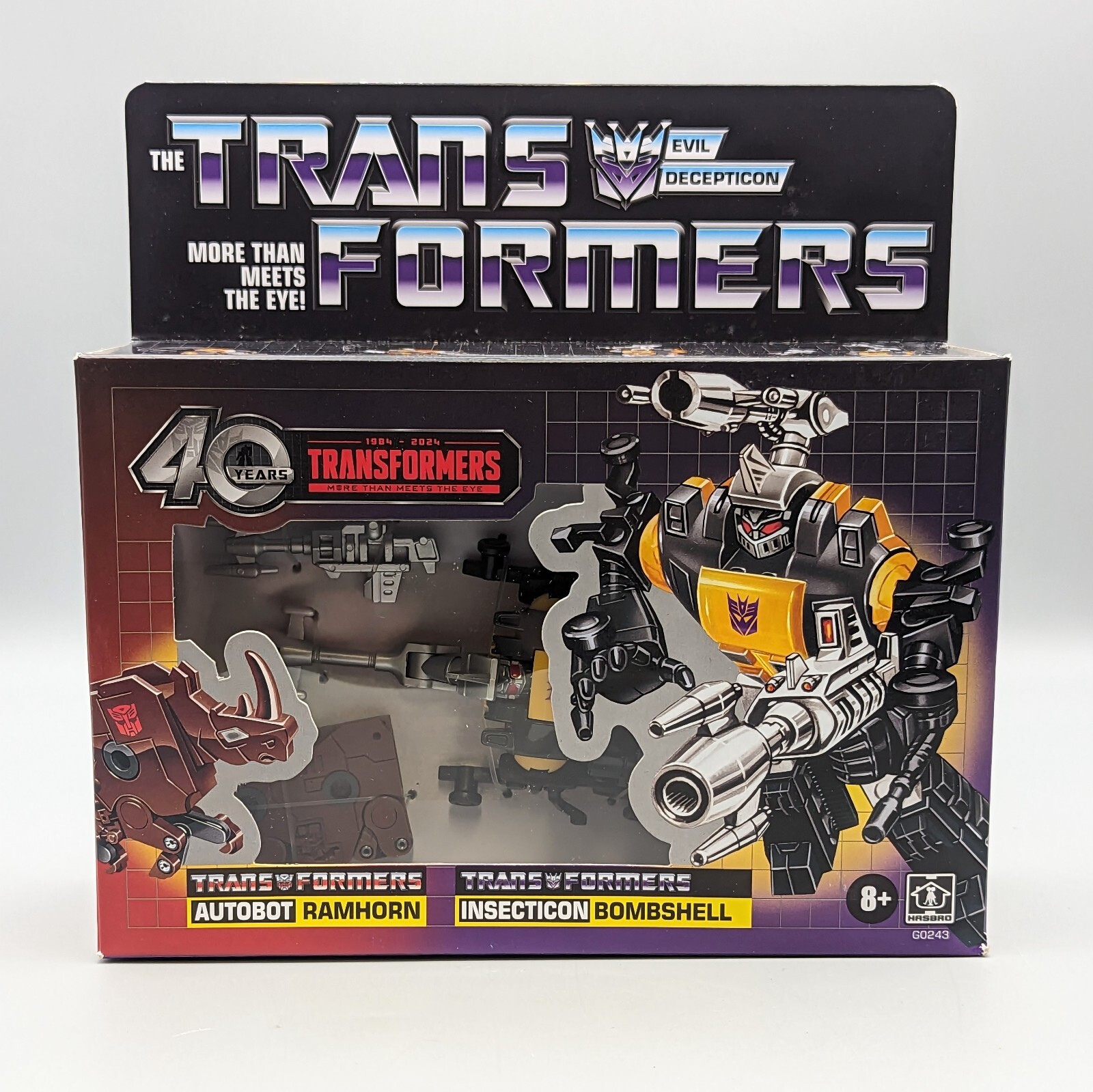 Hasbro Transformers 40th Anniversary Autobot Ramhorn & Insecticon Bombshell