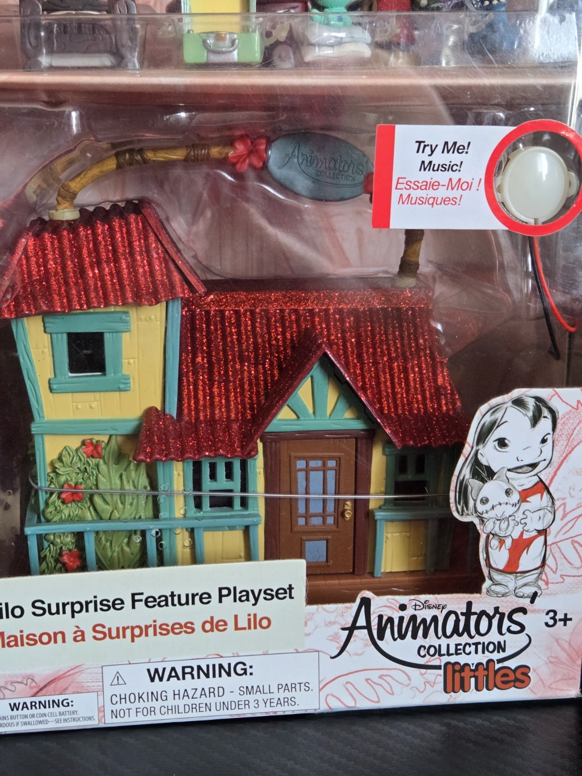 LILO & Stitch Disney Animators Collection Littles LIGHT UP House Playset IN BOX