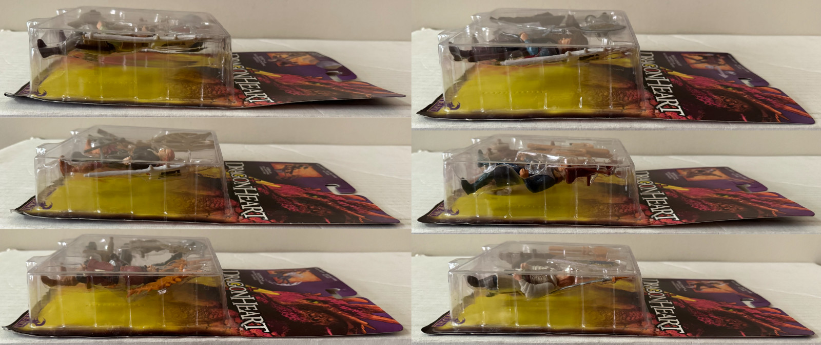 Dragonheart Knight & Warrior Complete Set Kenner 1995