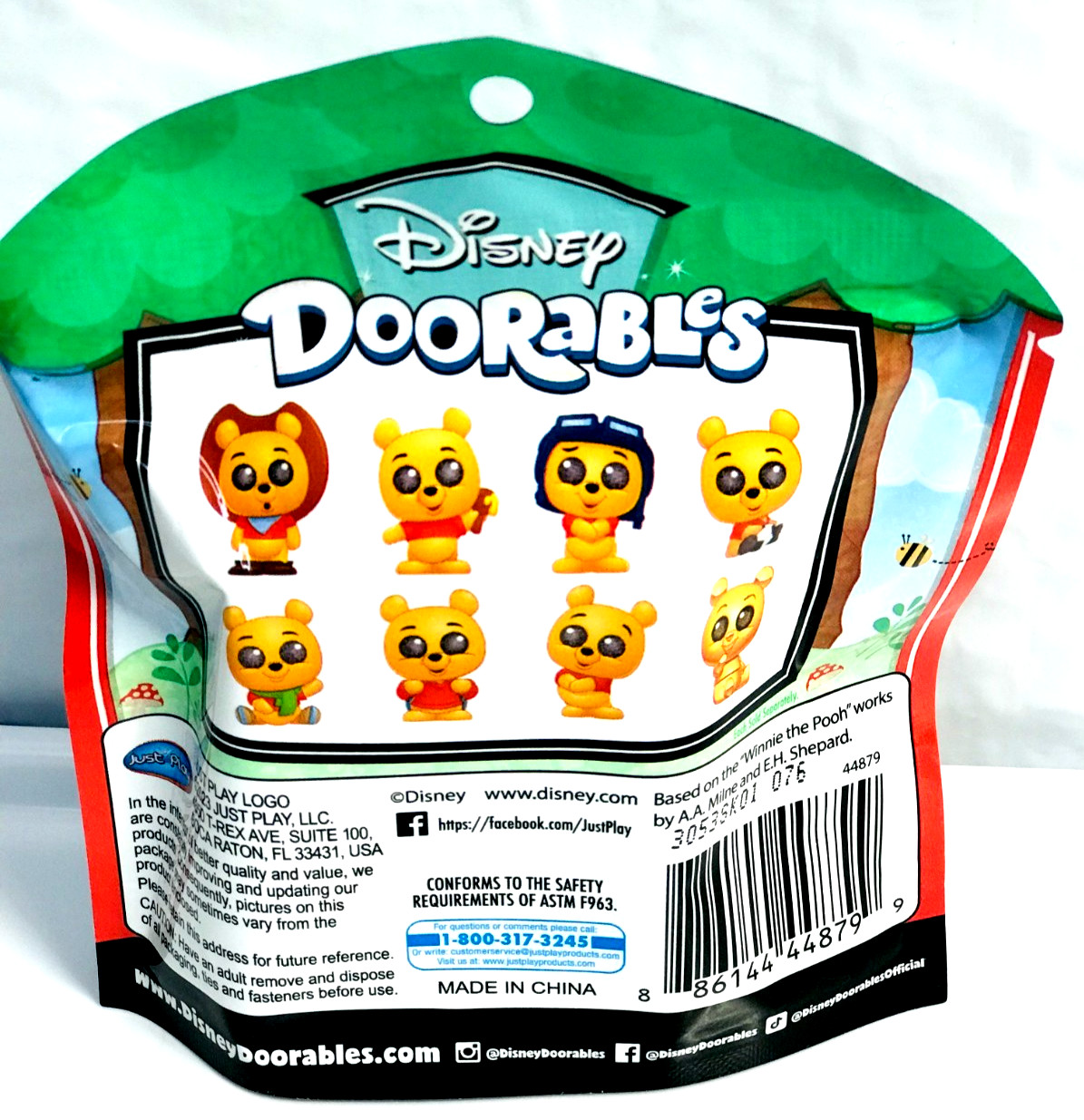 Disney Doorables *WINNIE THE POOH New EXCL. FLOCKED MINI PEEKS* You choose