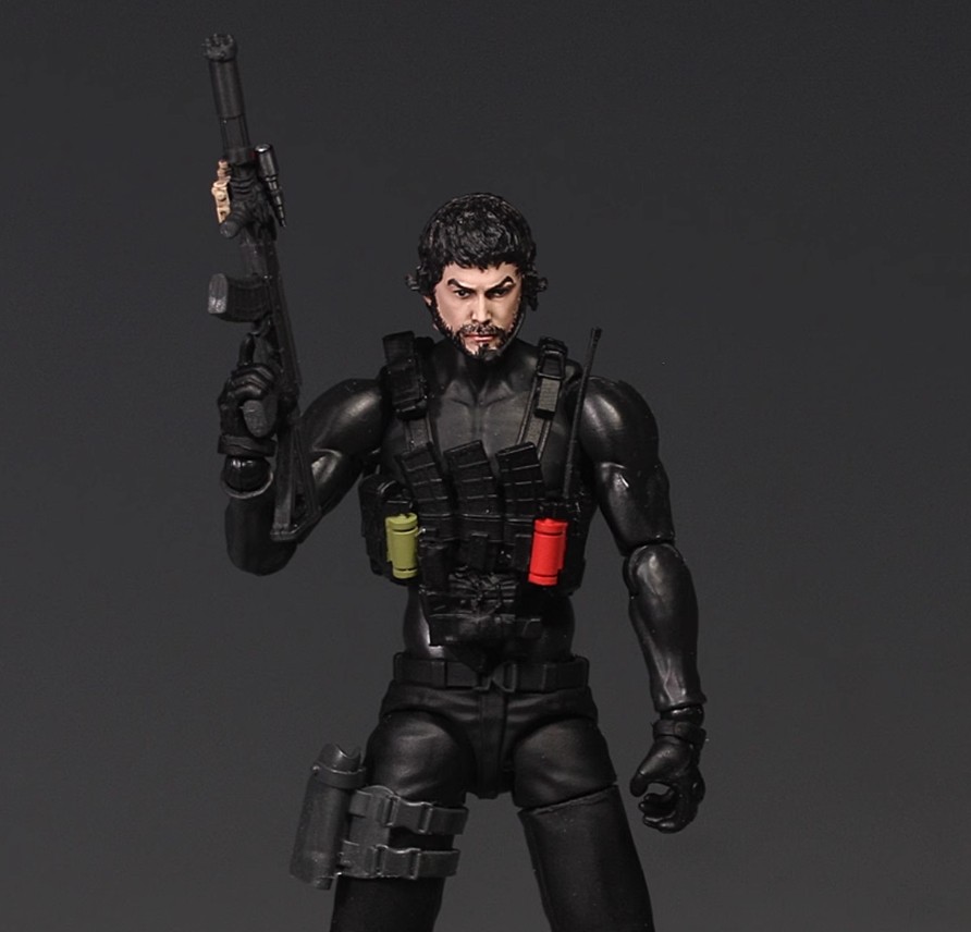 1 Set Premium 1/18 Scale 3.75″ Soldier Chris Aciton Figure