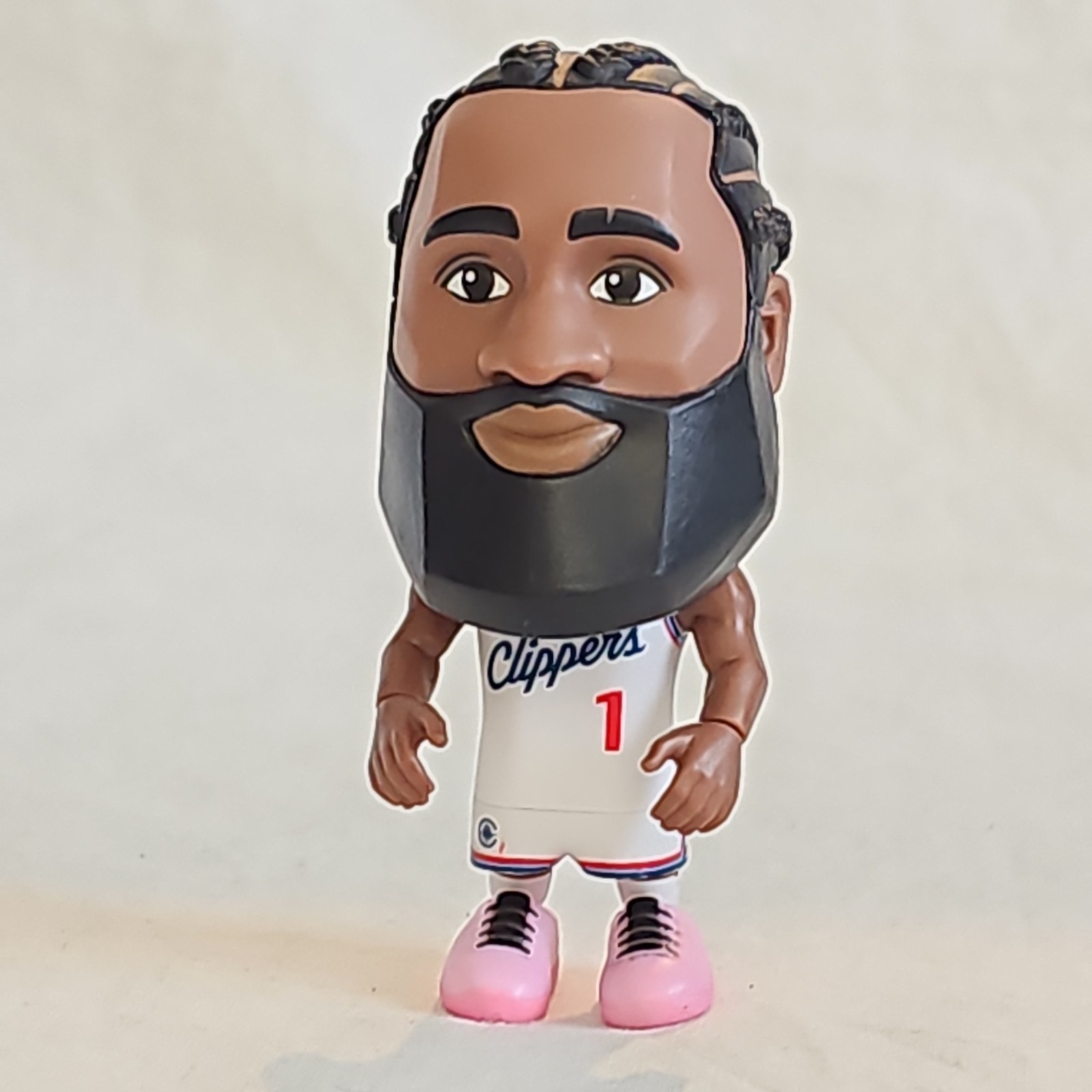 ZURU NBA Ballers James Harden Figure White Jersey Pink Shoes Clippers #1 Nice