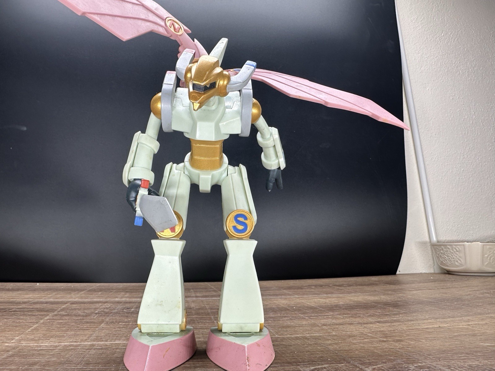 Yu-Gi-Oh 7″ Valkyrion Magna Warrior Total Control Figure Mattel 1996 No Remote