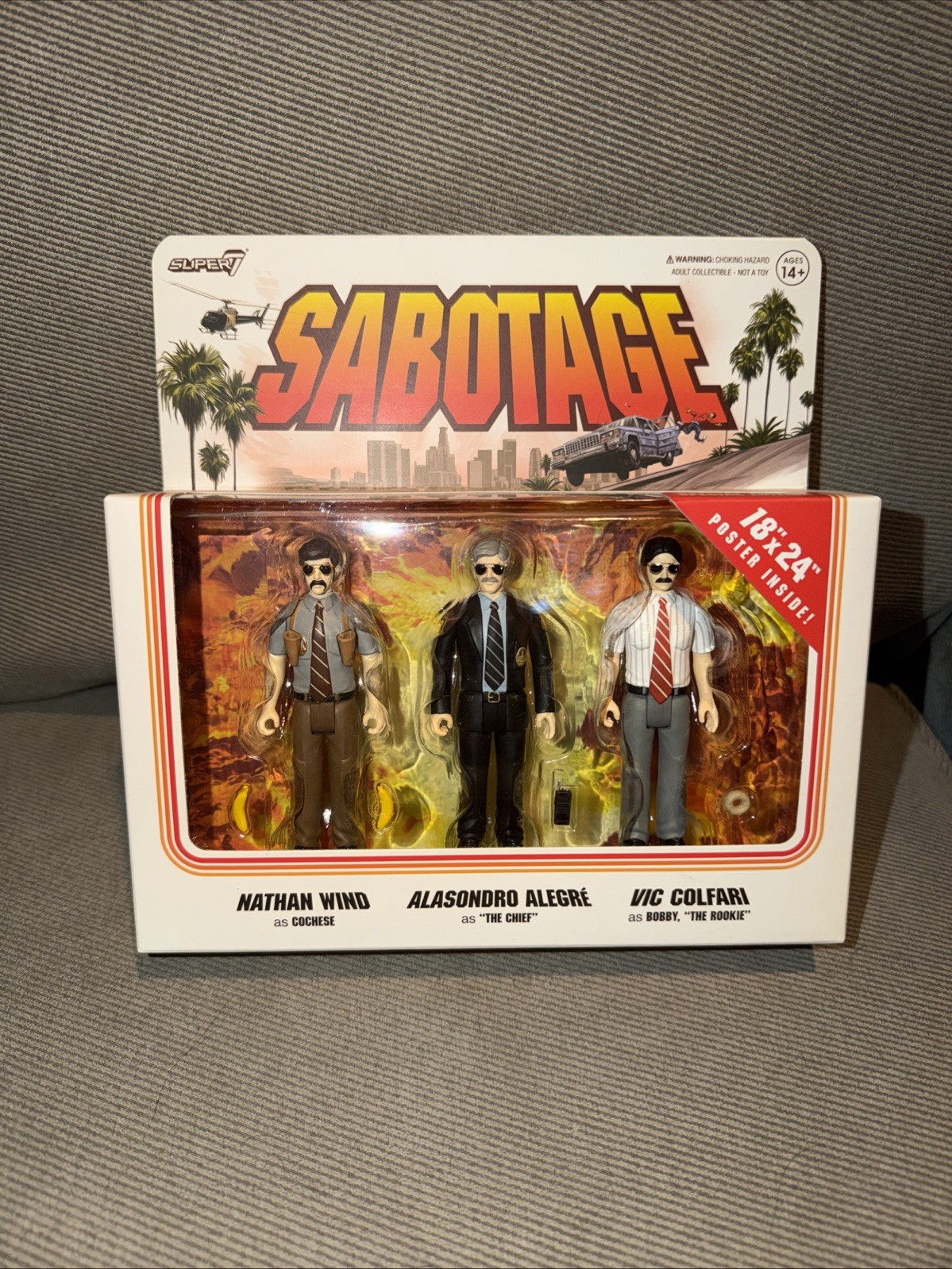 Super7 Beastie Boys Sabotage 3-pack ReAction Figures
