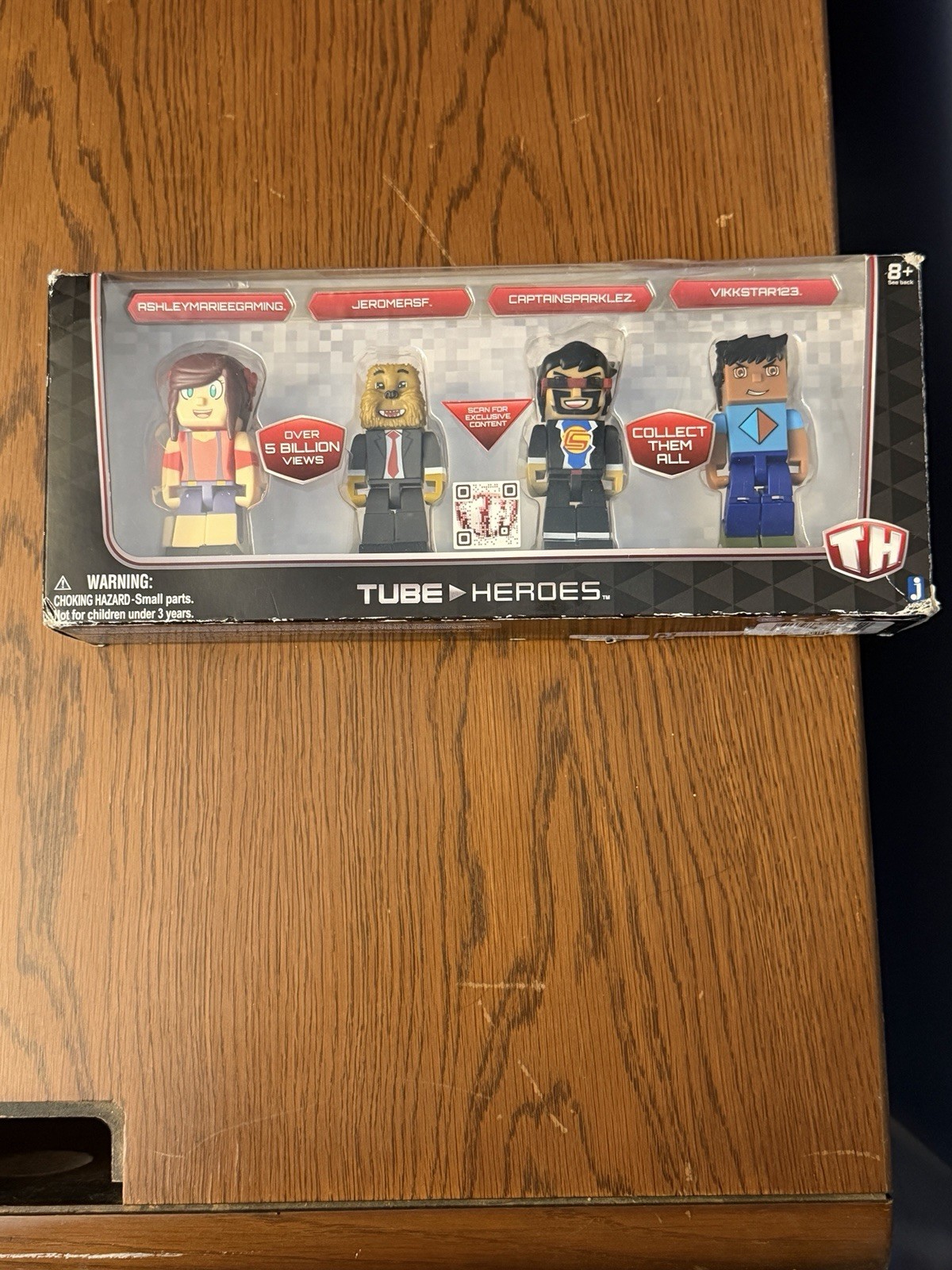 Tube Heroes Deluxe Action Figure Collection Boxed AshleyMarieGaming JeromeASF