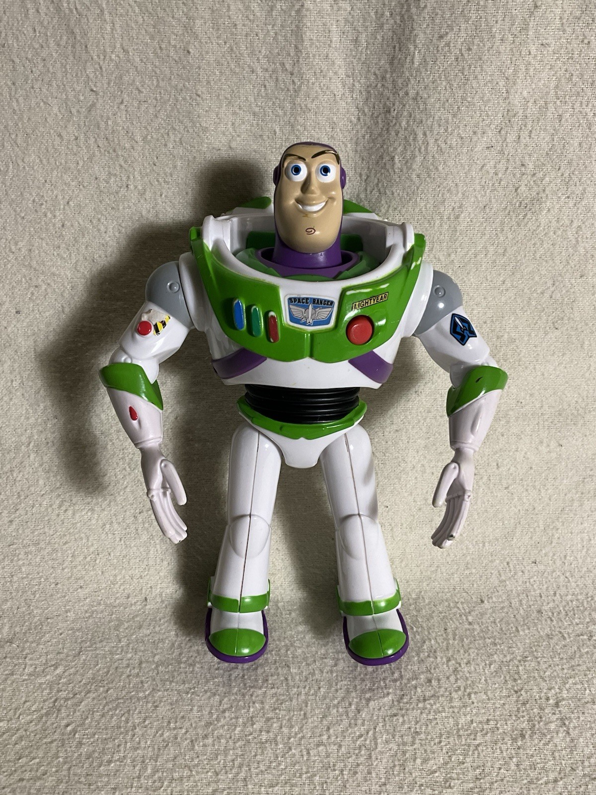 Disney Pixar TOY STORY Talking BUZZ LIGHTYEAR 2015 Mattel 6” Action Figure WORKS