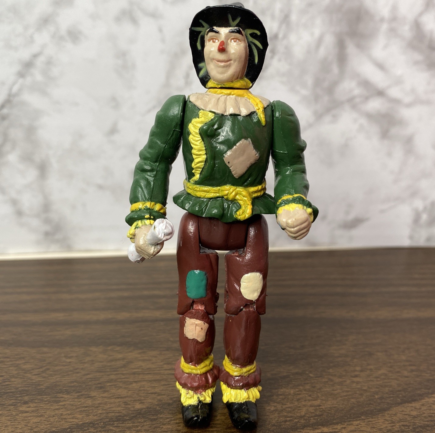 VTG 1988 4” Poseable Scarecrow Figure Wizard of Oz MGM TURNER MTC ARC