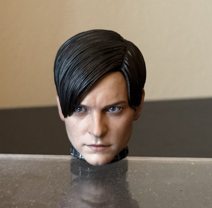 Hot Toys 1/6 Black Suit Spider-Man 3 │Tobey Maguire Head Only │ MMS727 & MMS728