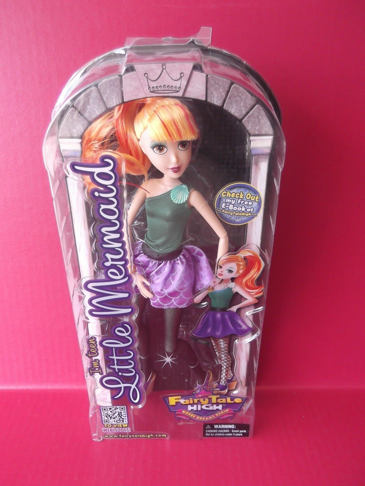 Fairy Tale High I’am Teen Little Mermaid 12″IN PVC Figure Were Dreams Begin Cute