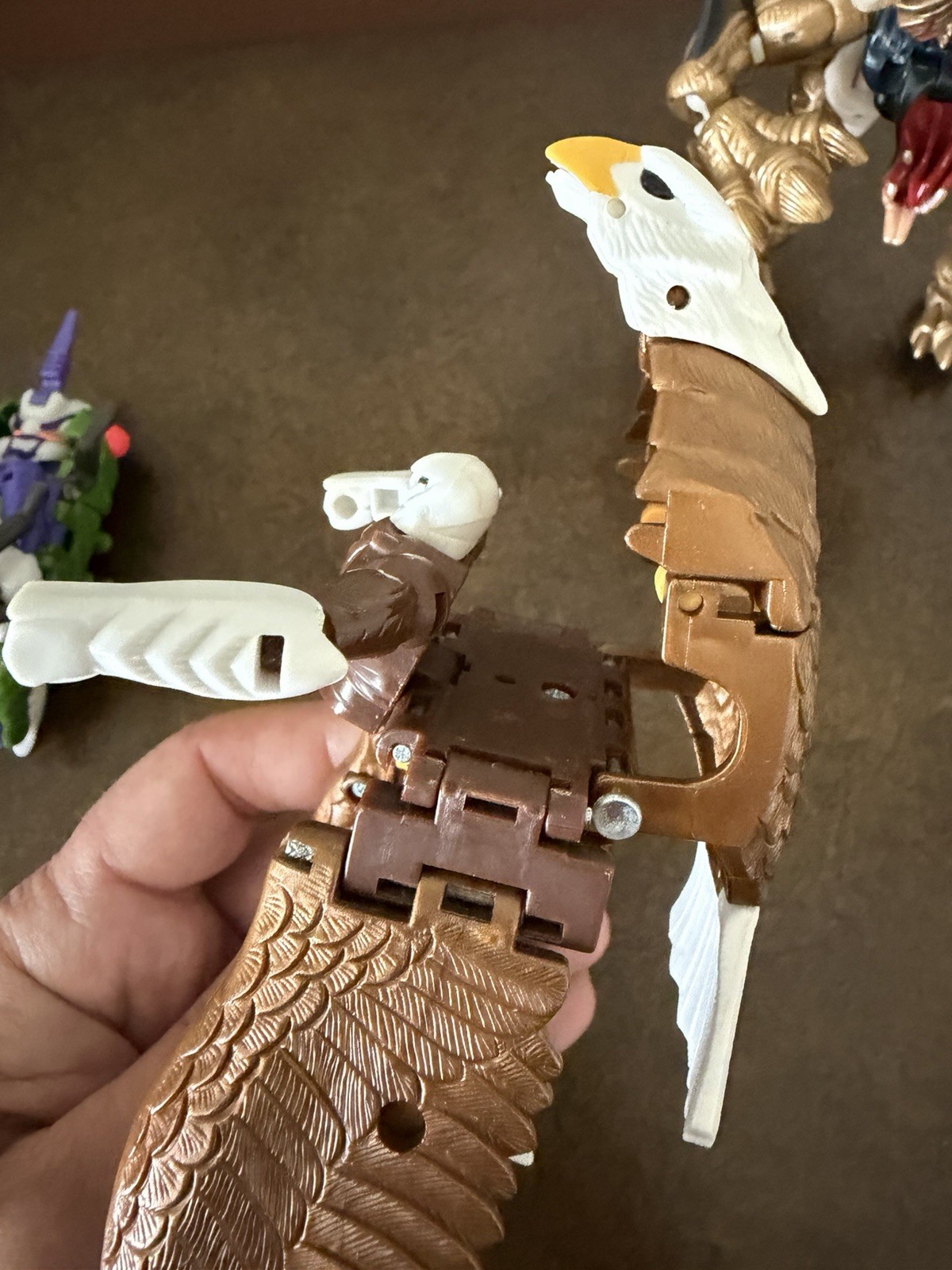 Lot 4 1990’s Transformers Beast Wars Figures Spittor Torca Pieces Parts Vintage