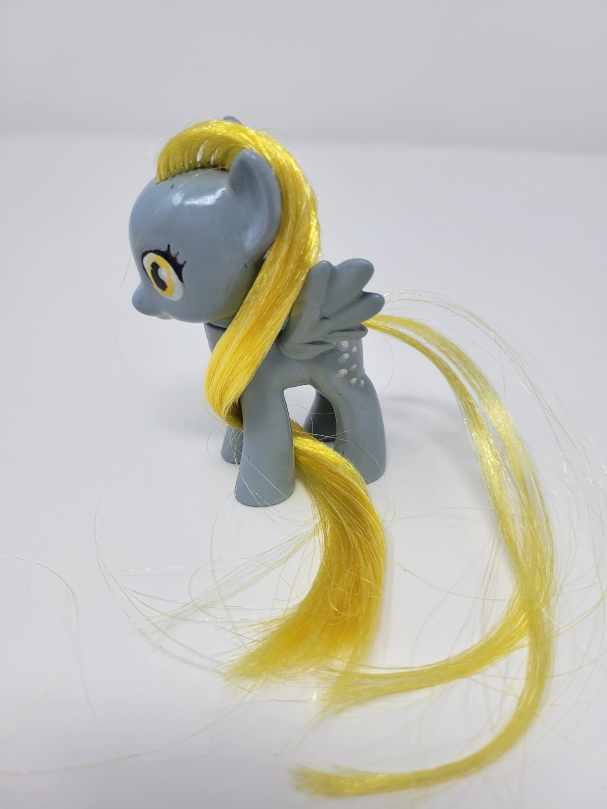 CUSTOM Little Pony Derpy Hooves aka Muffins Brushable Friendship 3” OOAK