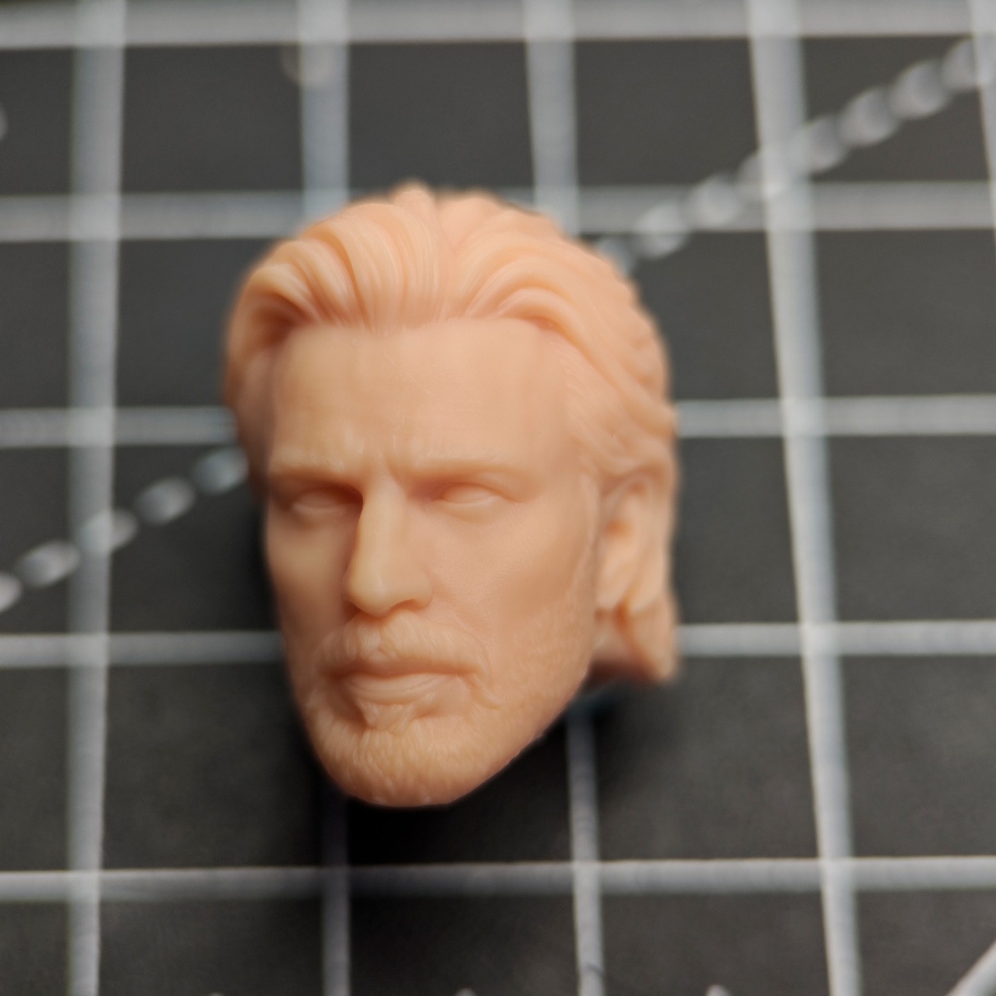1/18 1/12 1/24 1/10 Old Chris Evans Head Carving Sculpt White Mold