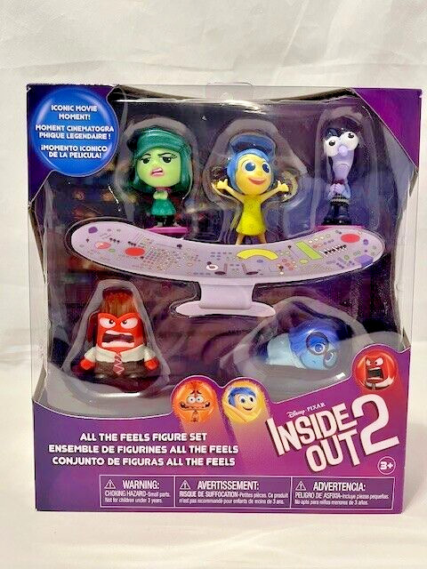 Disney Pixar Inside Out 2 ‘All the Feels Figure Set’ Kids Toys New in sealed box