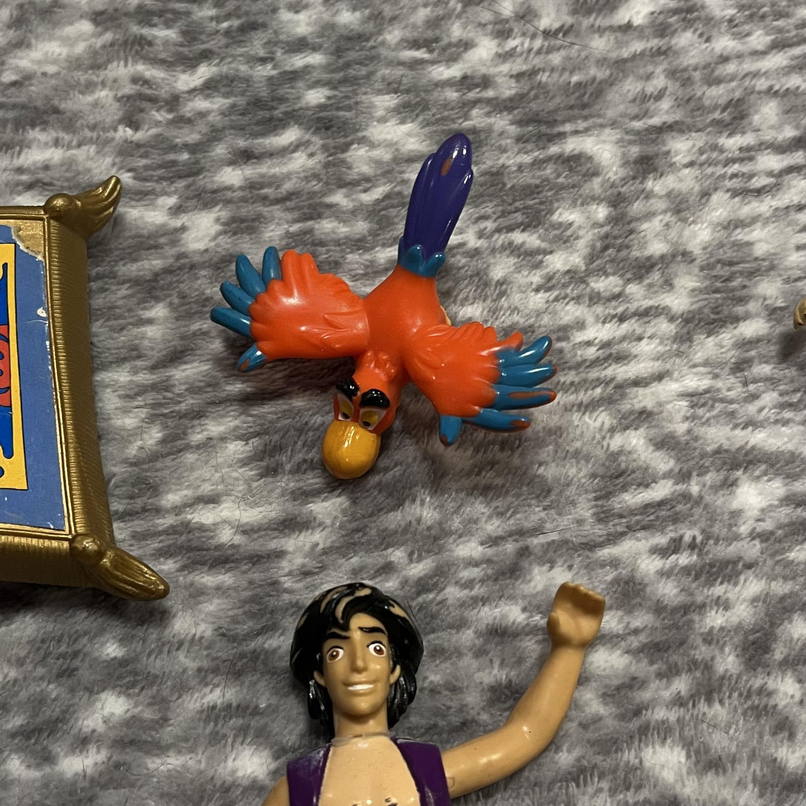 Vintage Disney Aladdin Action Figure Lot Mattel Magic Carpet Jasmine Abu Sultan