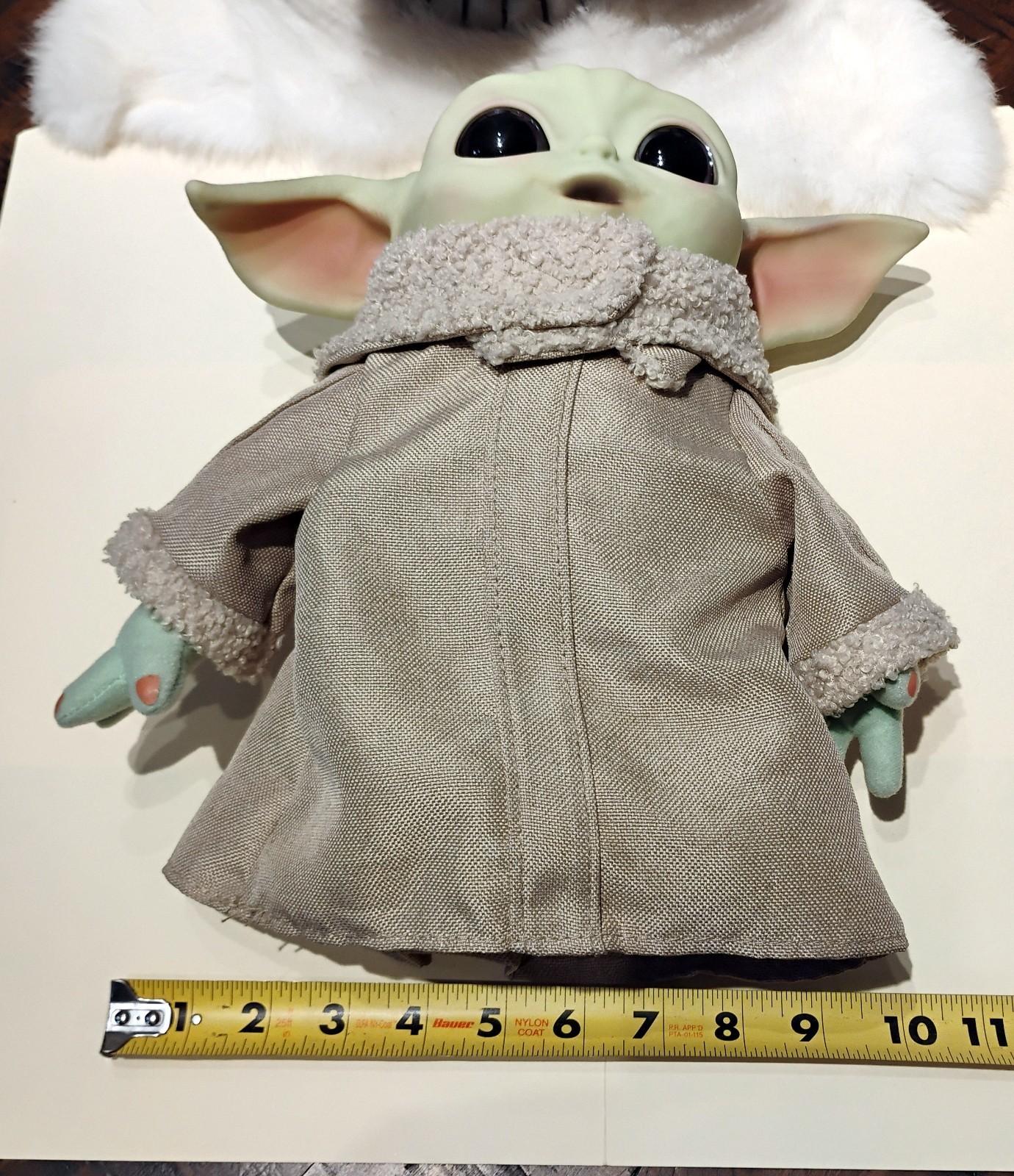 2020 Star-Wars The Mandalorian Baby Yoda Grogu Plush & Rubber Doll 12″ STARWARS