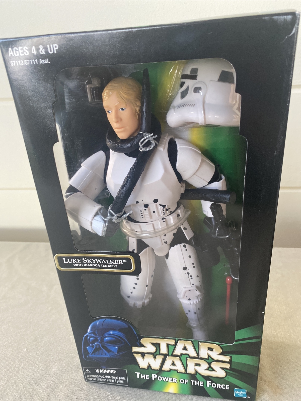 Star Wars – Luke Skywalker w/ Dianoga Tentacle – 12 Inch – NEW 1998 Vintage NOS