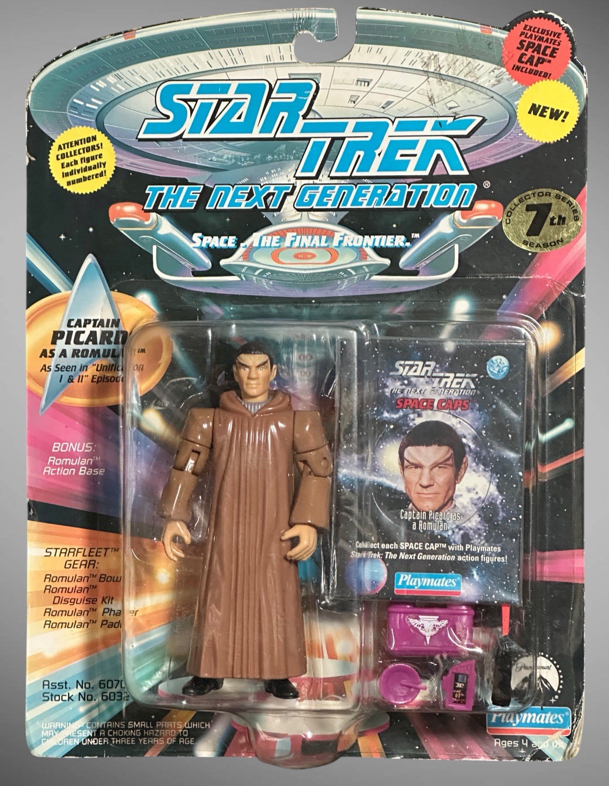 STAR TREK Generations Captain Picard Action Figure (1994) New Sealed Vtg.