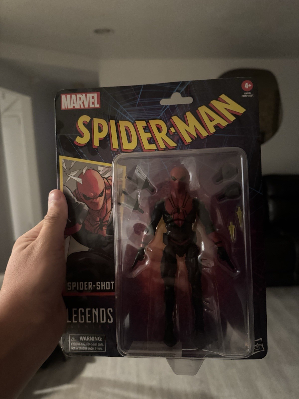 Marvel Legends Series Spider-Man Spider-Shot Action Figure Hasbro L3