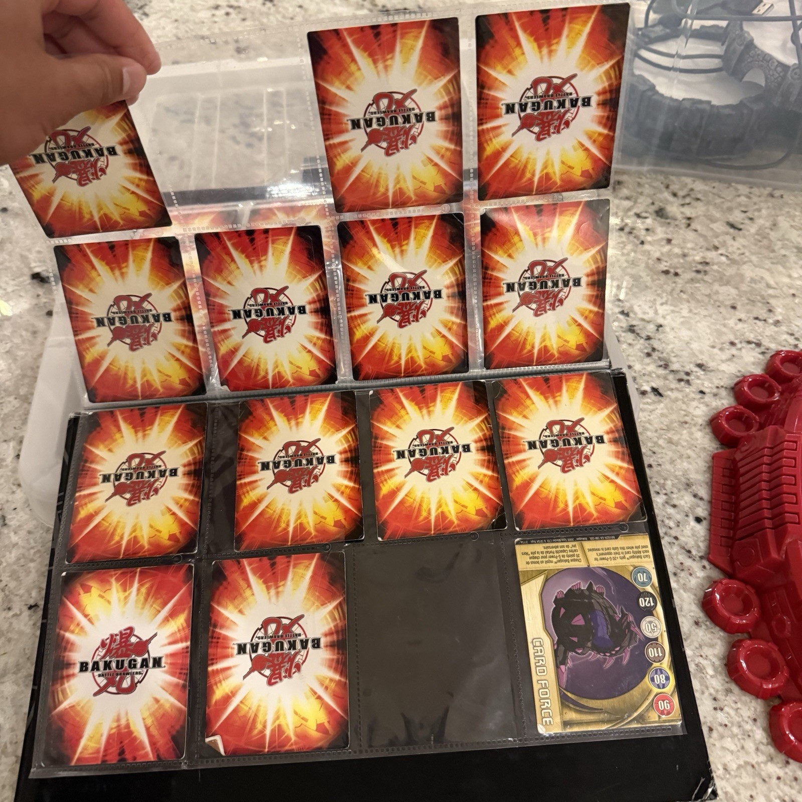 Vintage Bakugan Battle Brawlers Lot Cards Figures Battle Gear Arena