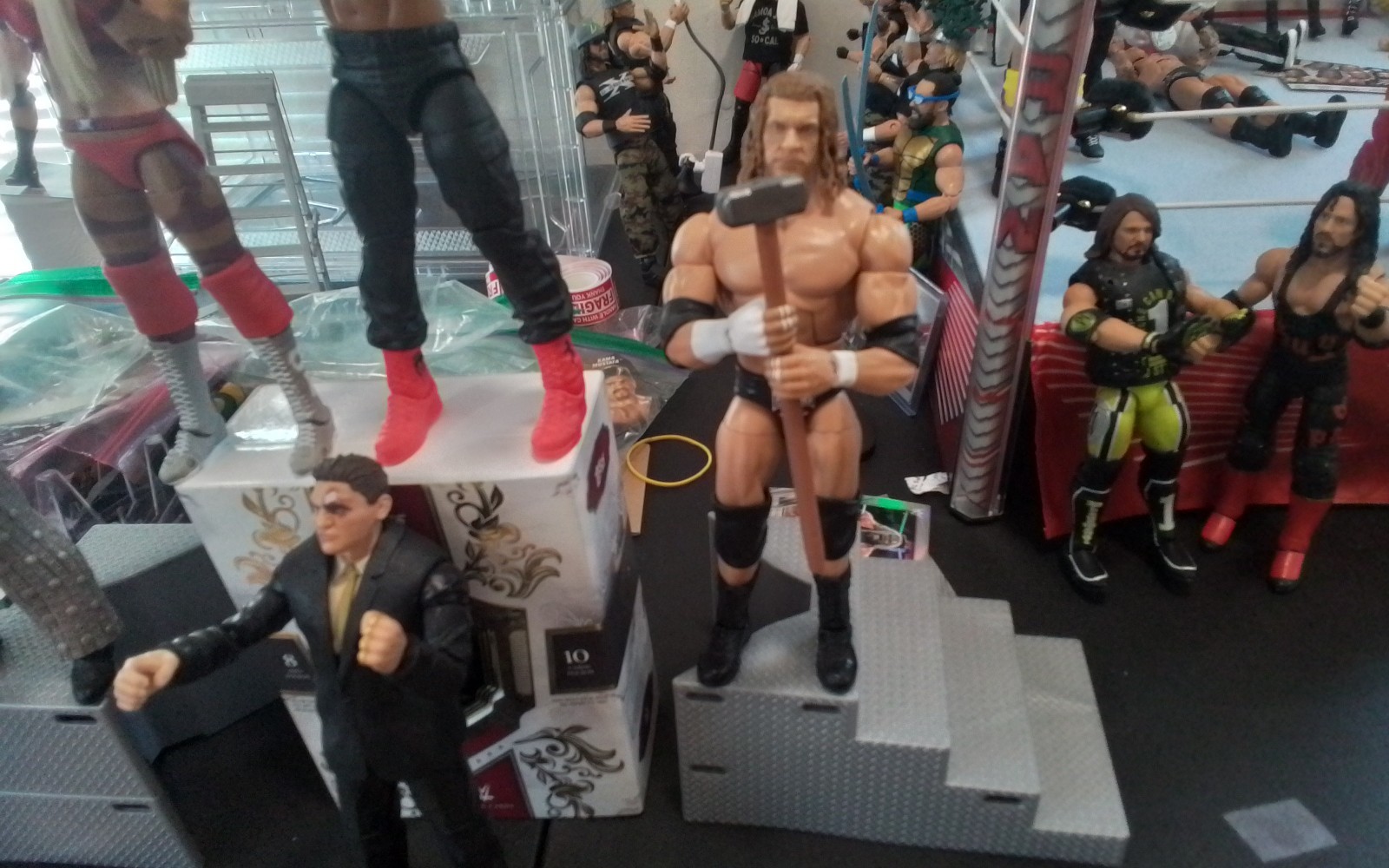 WWE Mattel 2025 Summer Slam Elite Wave BAF Regal,Reigns,Charlotte,Triple H & HBK
