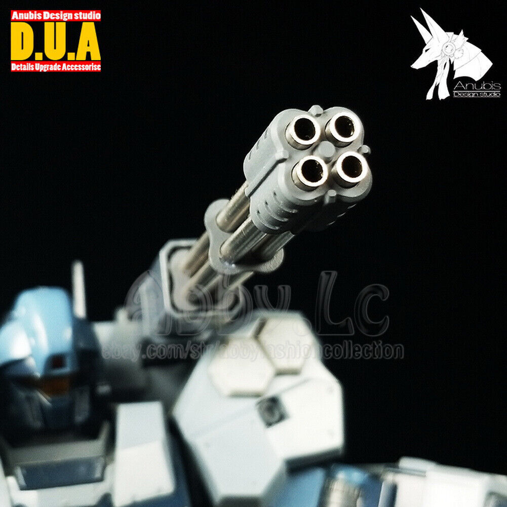 for MG 1/100 Full Mechanics RE 2X Metal Barrel Gatling Gun Details Anubis DUA002