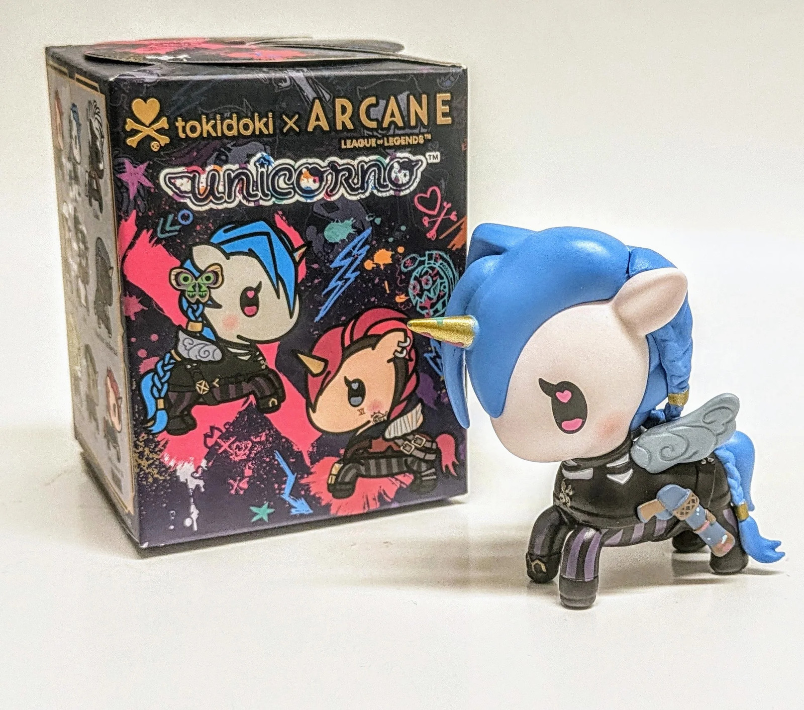tokidoki x ARCANE League of Legends Unicorno JINX Open Blind Box 3″ Figure