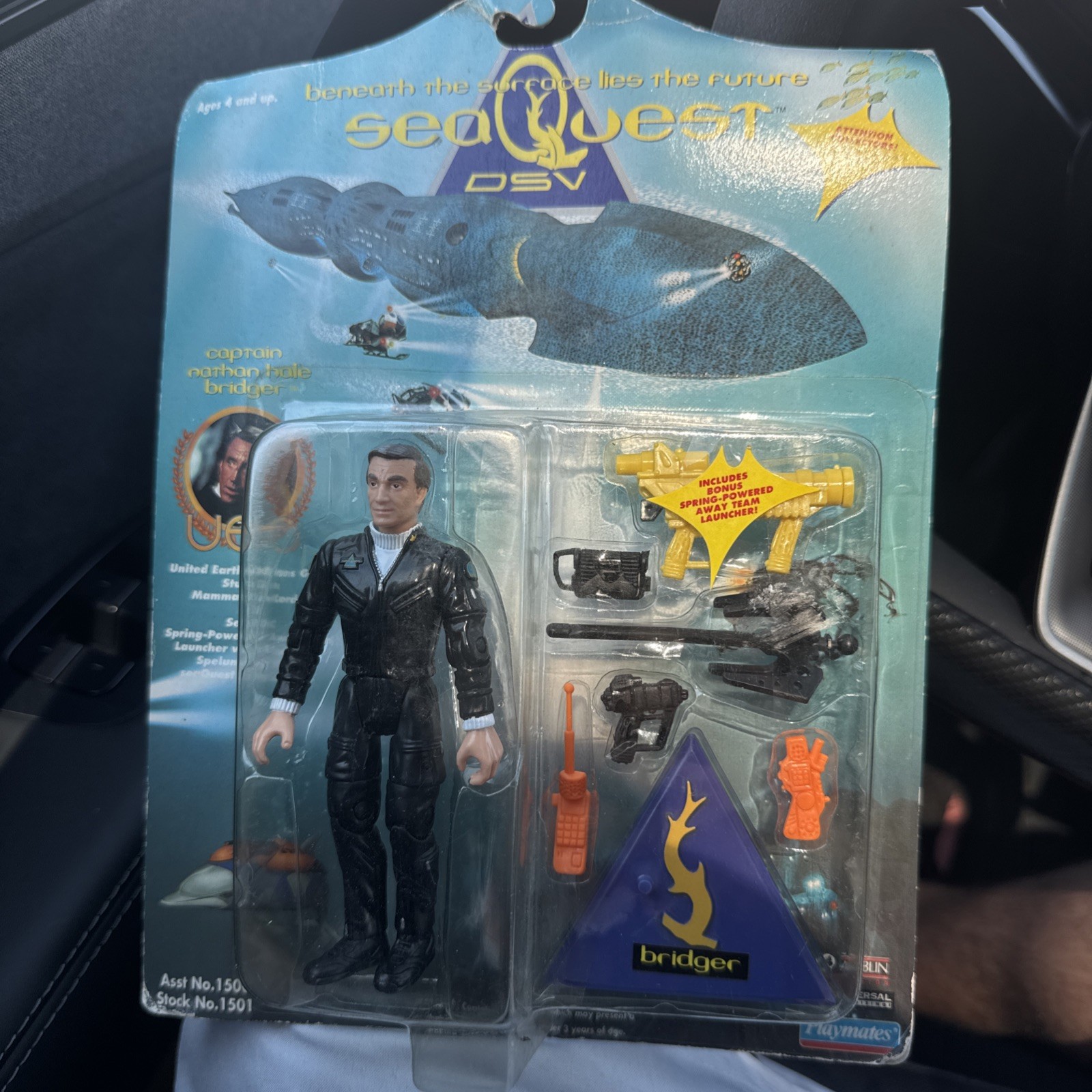 SEAQUEST DSV Figure 1501 Playmates 1993 Captain Nathan Hale Bridger Roy Scheider