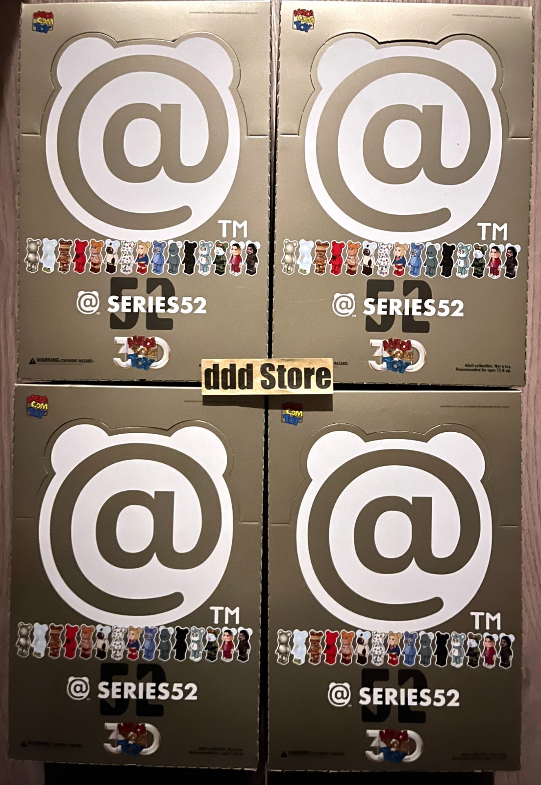 Medicom Toy series 52 bearbrick Be@rbrick 1 carton 4 cases (96pcs) pre order