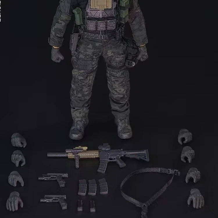 HASUKI SA01 1/12 Black Ops 6″ Scale Collectible Action Figure Soldier Model Toys