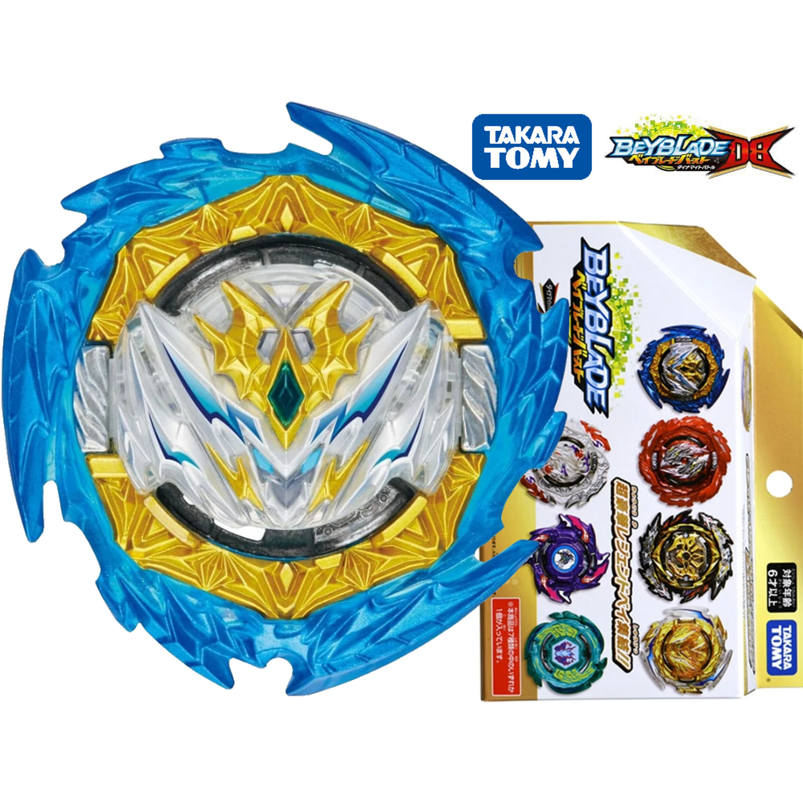 Takara Tomy B-194 #1 Devil Belial Giga Mobius-3 Beyblade Random Booster 27