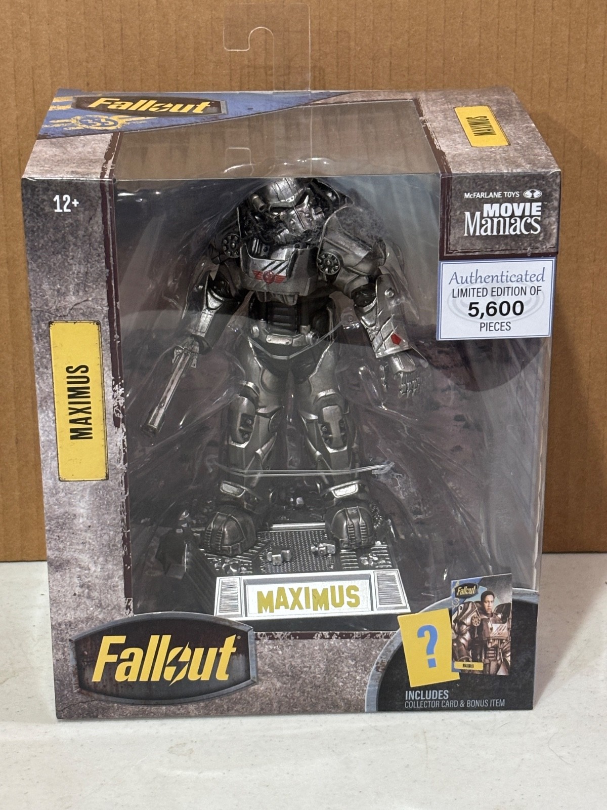 Fallout Mcfarlane Toys !! Movie Maniacs Maximus New Ltd 5,600 pcs !! Season 1
