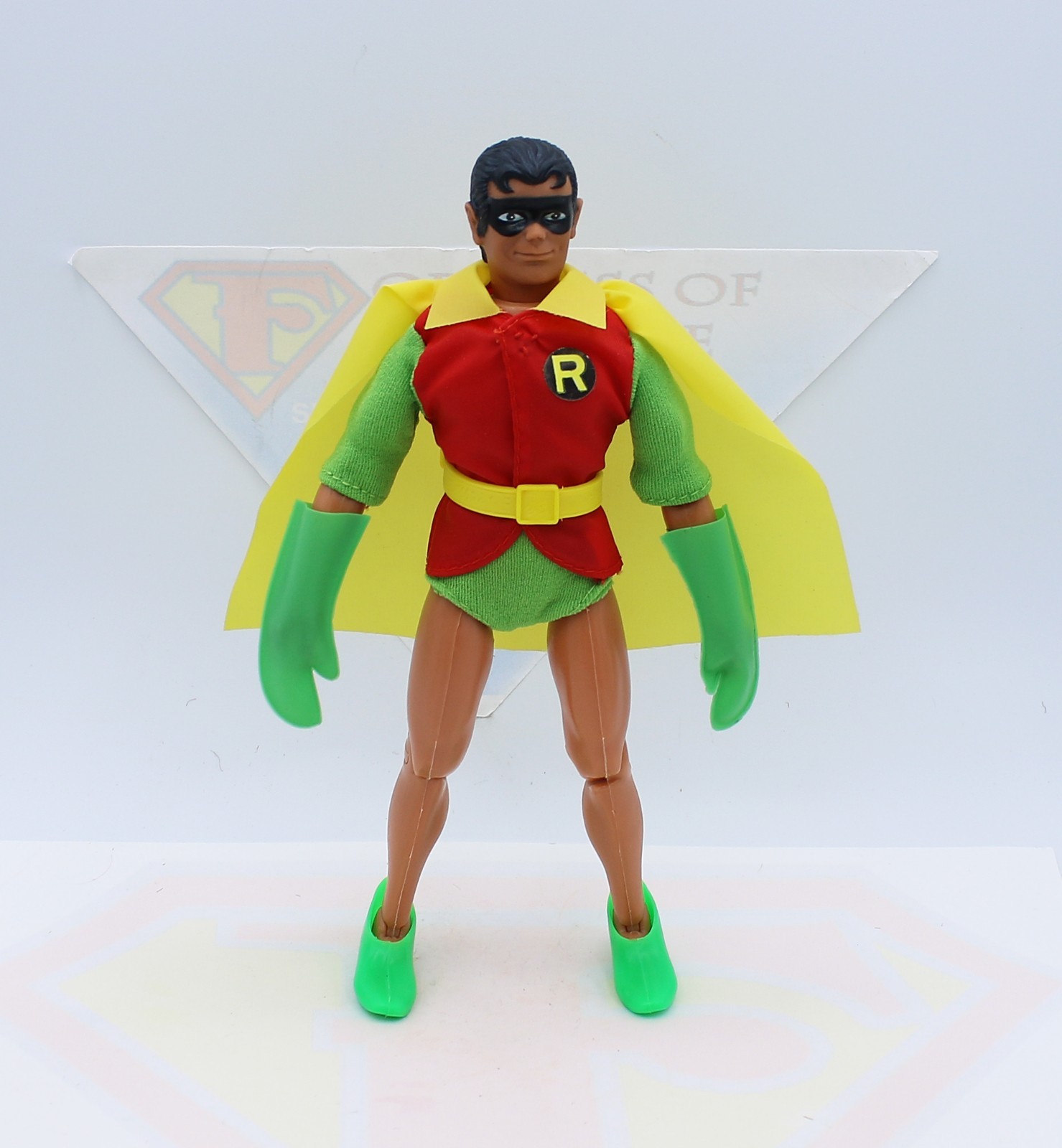Mego Robin Vintage 8″ Type 2 Action Figure WGSH Complete ~100% Original ~MINTY