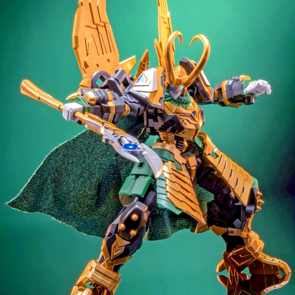 19cm Alloy Diecast Mecha Robot Transformers Style Action Figure Metal Build
