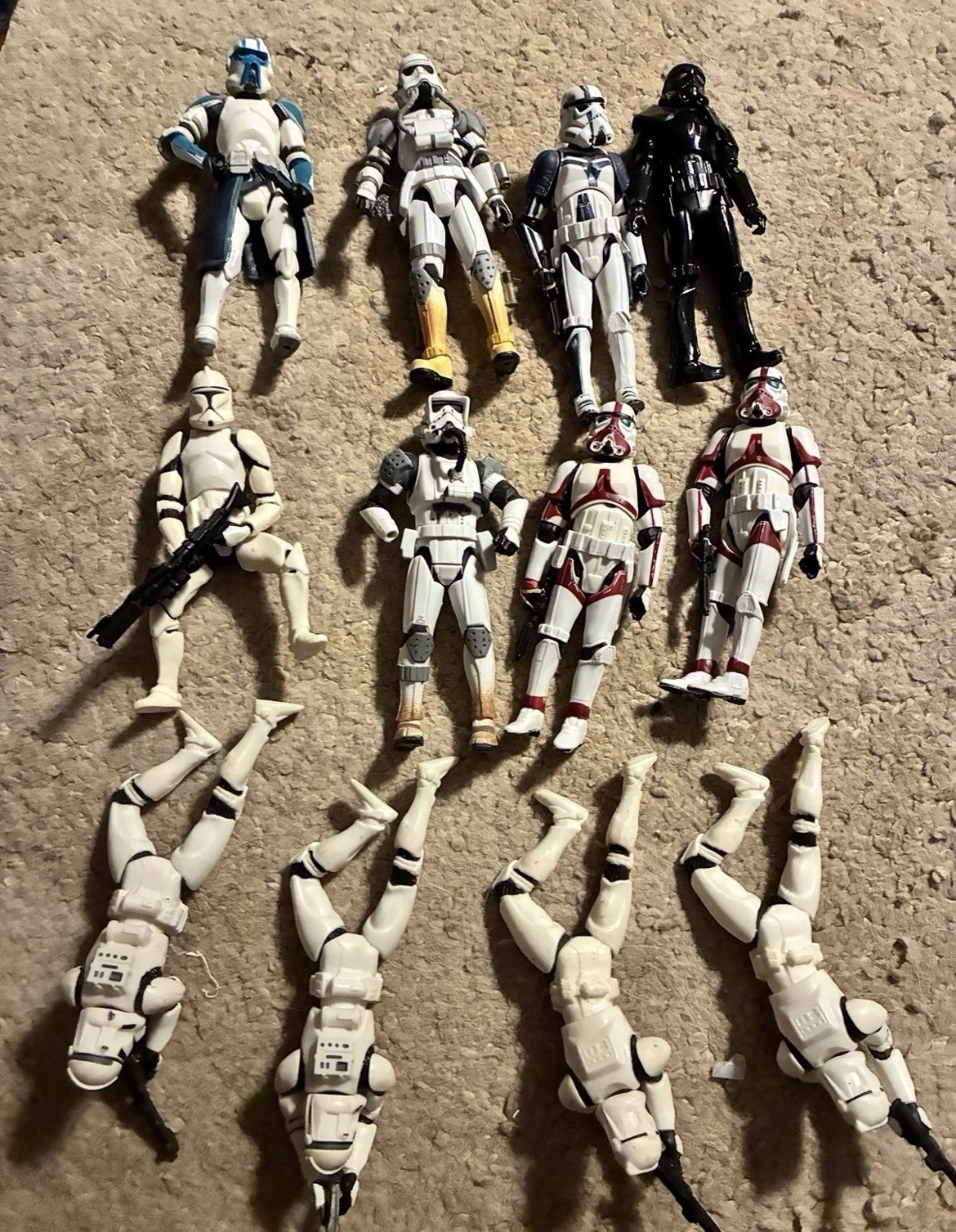 Hasbro Star Wars Action Figure Lot Clones Stormtroopers 2000s