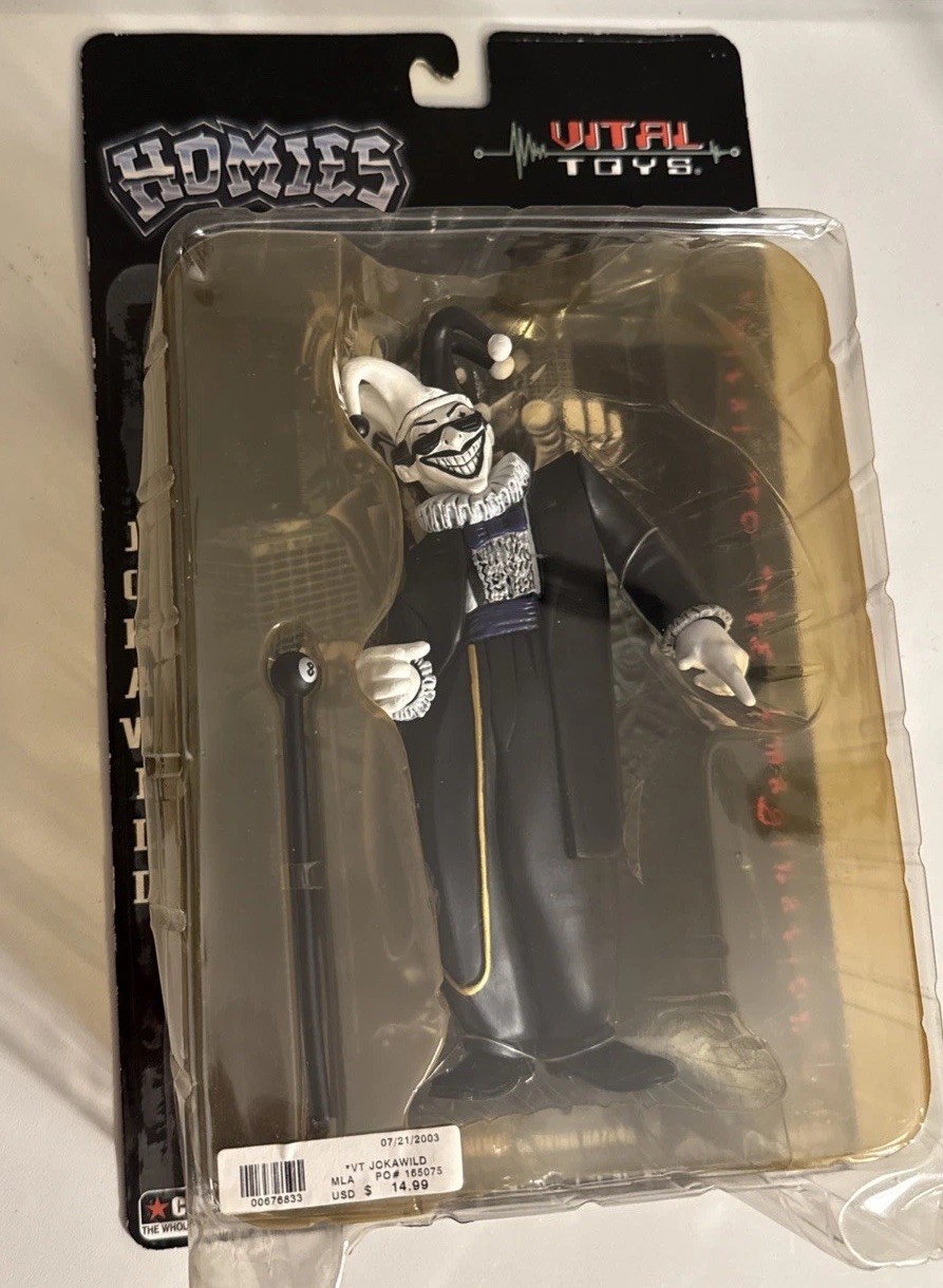 Homies Figure 7 Inch Series 1 Jokawild Action Figure Vital Toys 2003 RARE C PICS