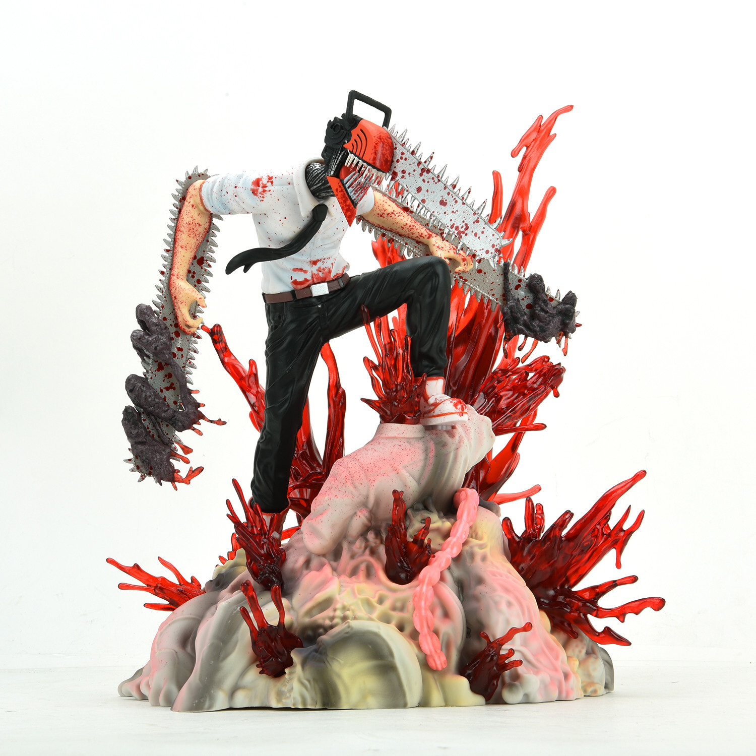 10″ Anime Chainsaw Man Denji Action Figure Collection Model Toys Decor Gift
