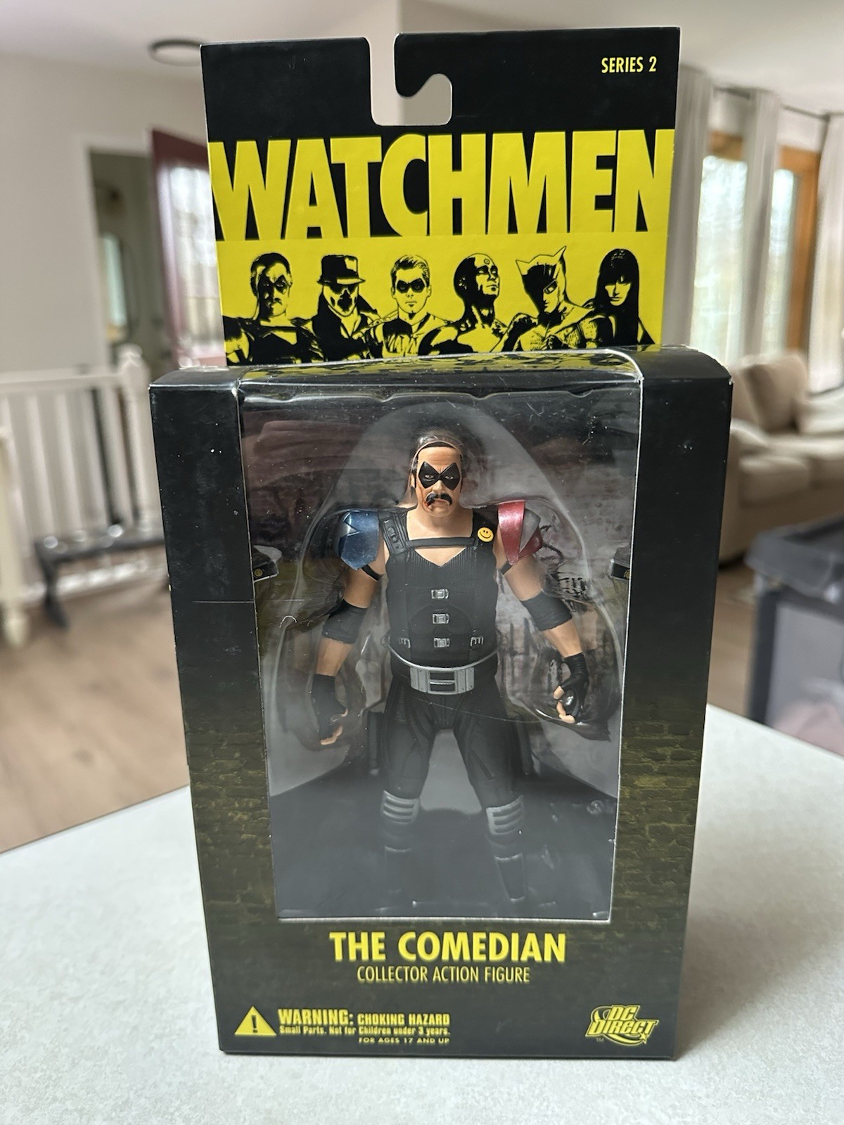 Watchmen Series 2 The Comedian DC Direct Collector Action Figure NEW Sealed NIB