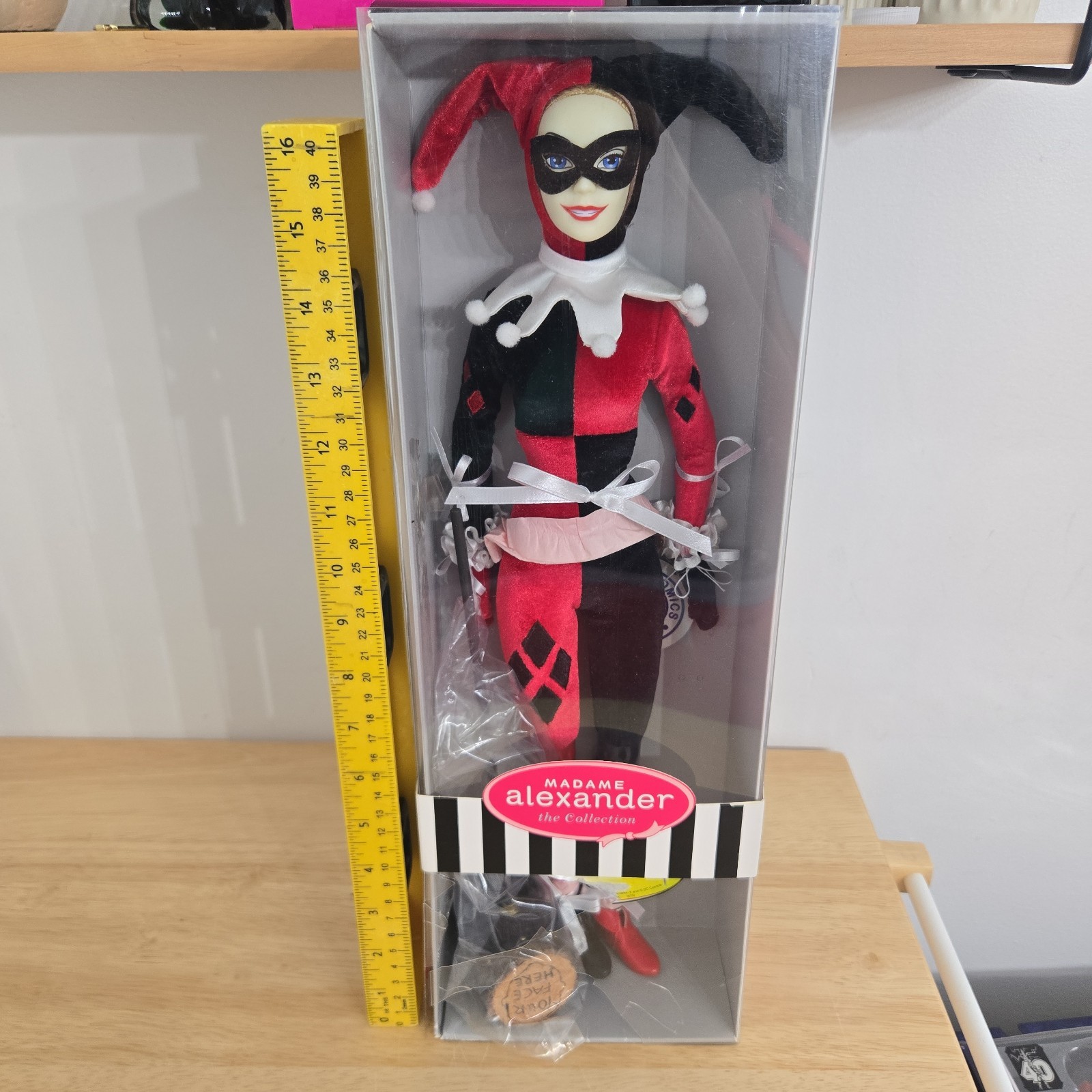 Harley Quinn Madame Alexander Doll 17 ” DC RARE Joker Suicide Squad Vintage Look