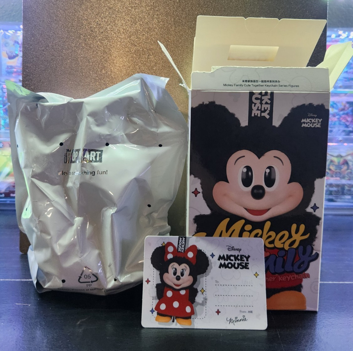 POP MART Mickey Family Cute Together Plush “Minnie” Card Confirmed, Sealed Bag