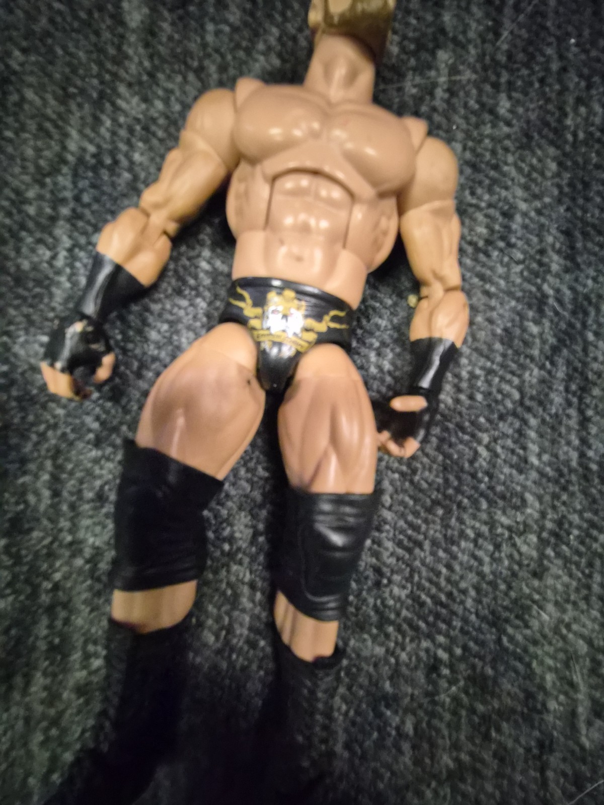 👑 Mattel WWE Triple H Action Figure Black Gold Trunks Iron Cross HHH 👑
