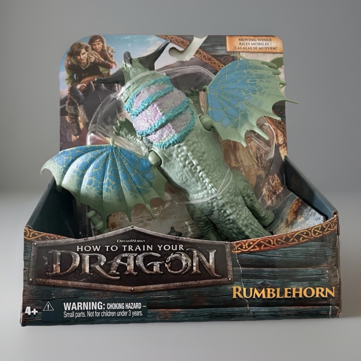 2025 How to Train Your Dragon Rumblehorn 8″ Figure Live Action Movie Berk
