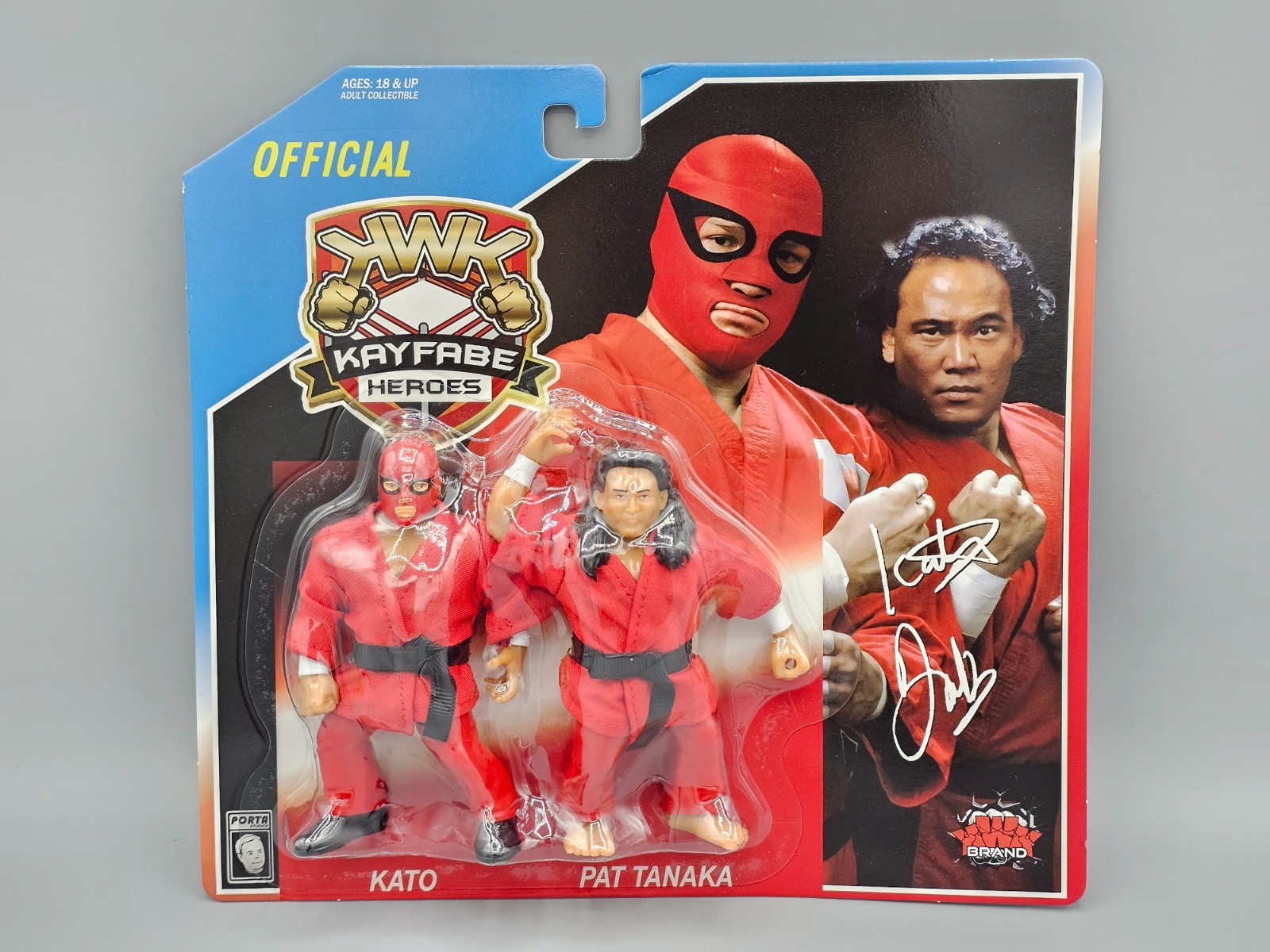 KWK Kayfabe Heroes Orient Express MOC WWF Hasbro Style Retro Wrestling Figures