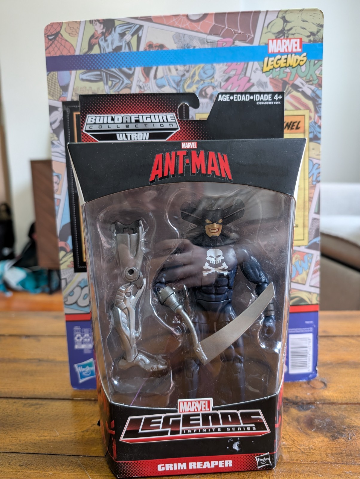 Hasbro Marvel Legends 6″ Grim Reaper Action Figure Complete Rare Ultron BAF