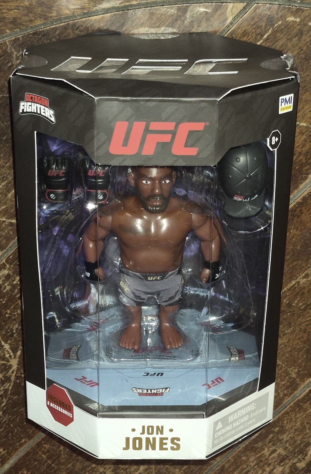 UFC Octagon Fighters: JON JONES 4″ Action Figure w/2 Accessories! #UFC6010A