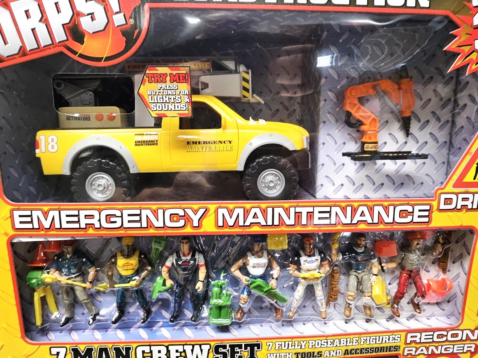 1:18 Lanard Toys The Corps!: Construction Max Power Set LN-36001